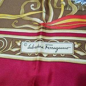 Salvatore Ferragamo Zebra scarf